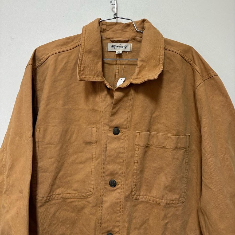 NWT Madewell Garment-Dyed Canvas Chore Jacket Size XL - Picture 4 of 13